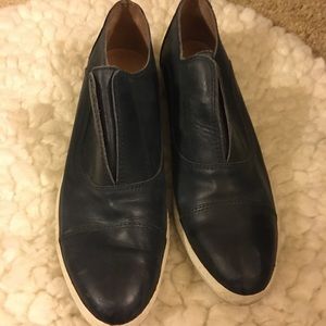 Leather sneakers by All Black